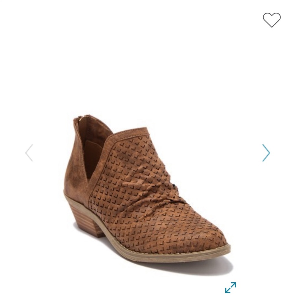 DV By Dolce Vita Perforated Cut Out Ankle Bootie